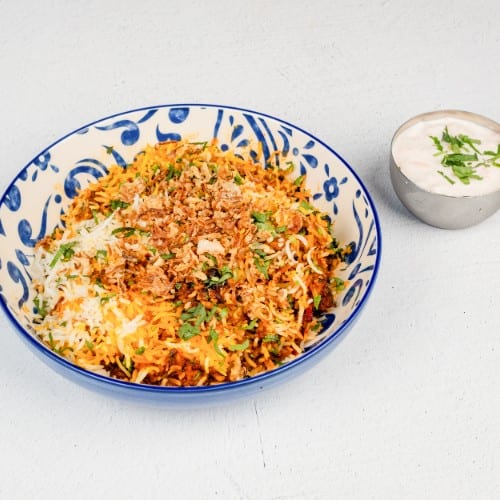 Goat Biryani.