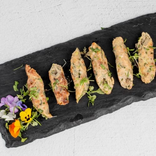 Chicken Seekh Kebab.