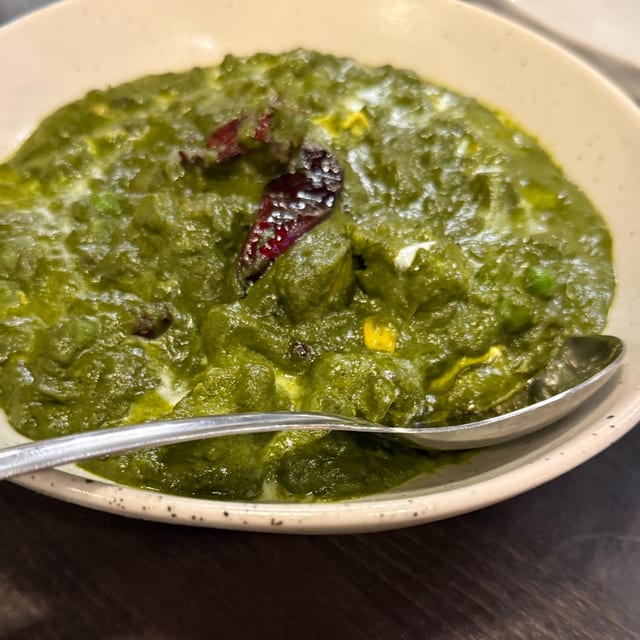 Saag Paneer.