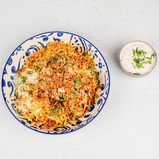 Chicken Tikka Biryani.