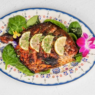 Jumbo Tandoori Silver Pomfret
