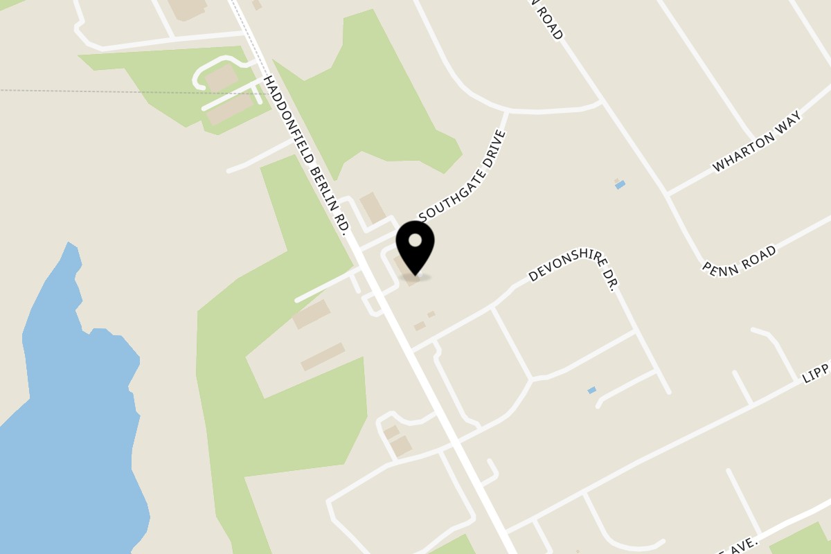 Map showing the location of Nagpuri Saoji Voorhees on 1227 Haddonfield-Berlin Rd Unit 3 in Voorhees Township
